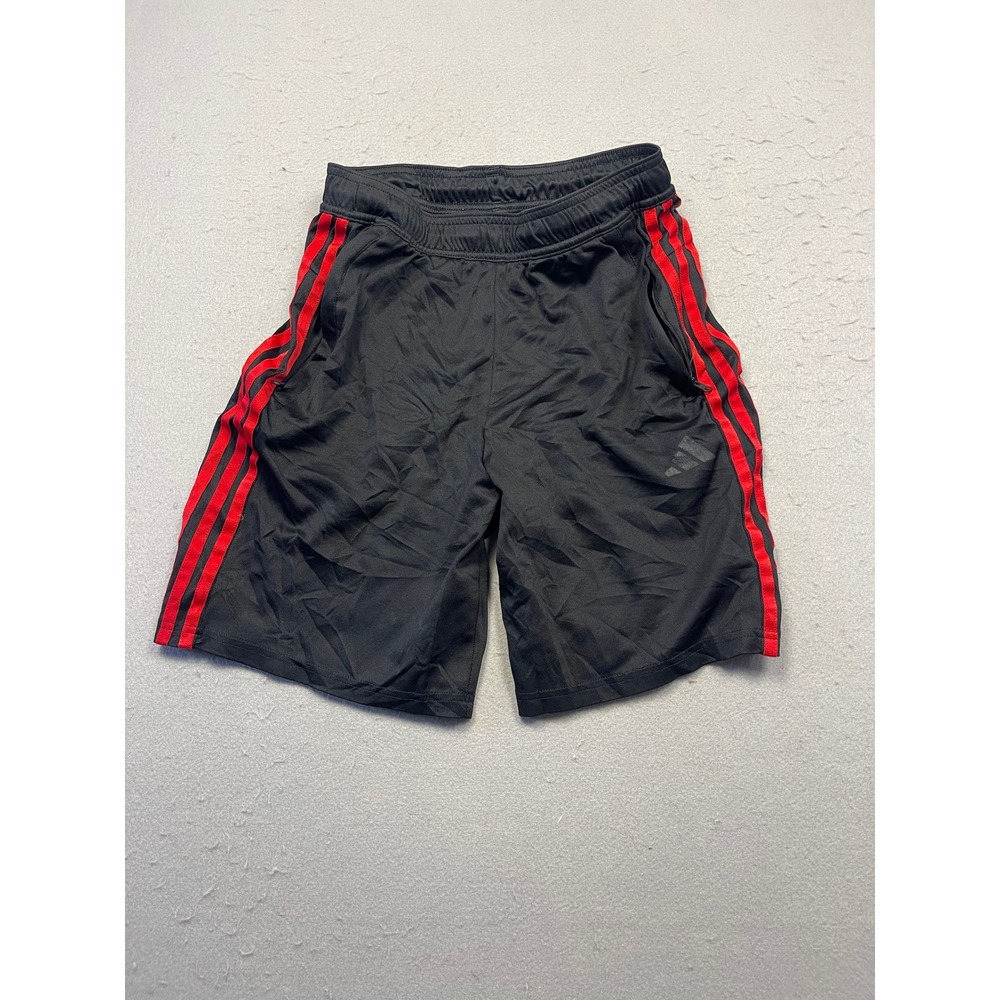 Adidas Aeroready Shorts Polyester Black Red Small Mens